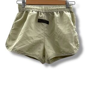 Fear of God Essentials Shorts Unisex Size Small Beige Nylon Athletic